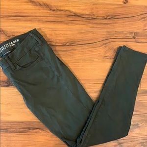 American Eagle Army Green Jeggings